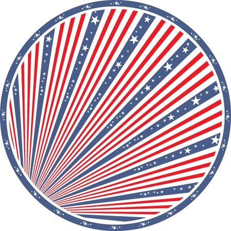Abstract american flagのイラスト素材