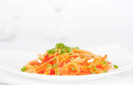 salad from carrotの写真素材