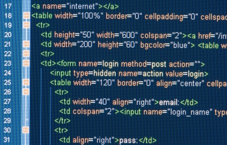 Computer Code HTML
