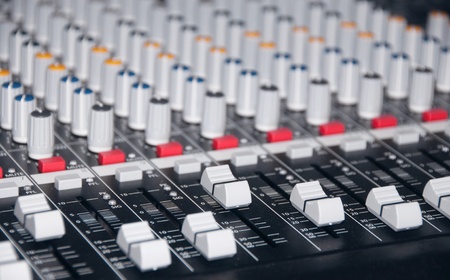 audio mixerの写真素材