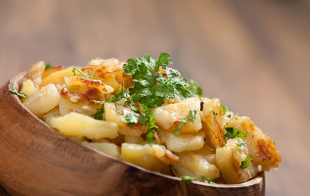 fried potatoesの写真素材