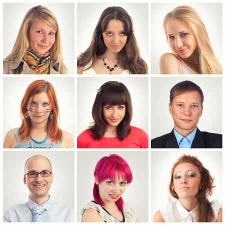 Smiling Portraitsの写真素材