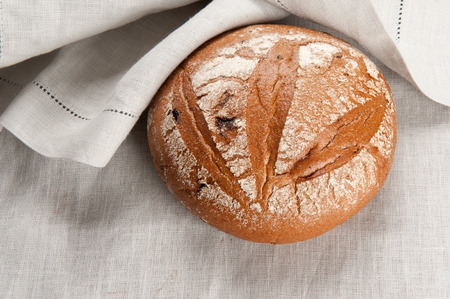 rye bread close upの写真素材