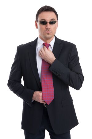 businessman over white の写真素材