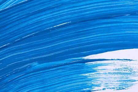 close up of blue brush strokes background