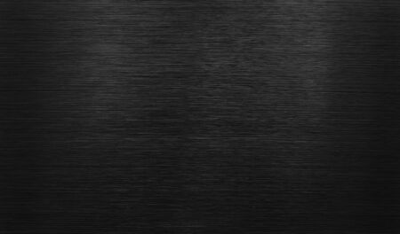 black polished aluminum background. Stainless steel textureの写真素材