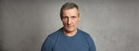 Middle aged man studio shot