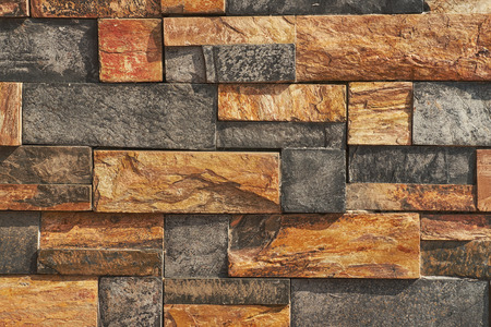 Natural stone wall texture background
