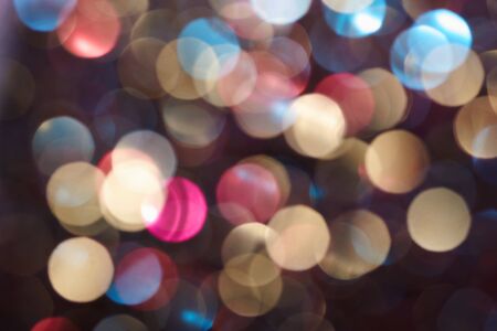 Colorful background with defocused lights