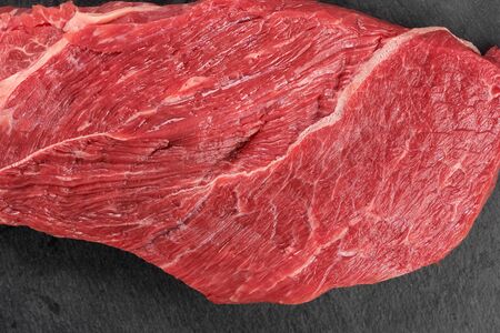 Raw red meat. Fresh beef