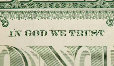 American paper currency. Us dollar details. Macro shotの写真素材