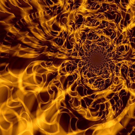 Sun Burst Fractal Backgroundの写真素材