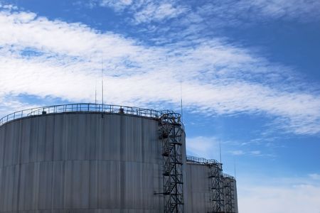 oil reservoirsの写真素材