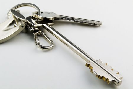keys on metallic key ring