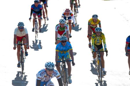 KLAIPEDA, LITHUANIA  26/05/2012: International junior bicycle race Auksines kopos 2012 (Golden Dunes 2012)のeditorial素材
