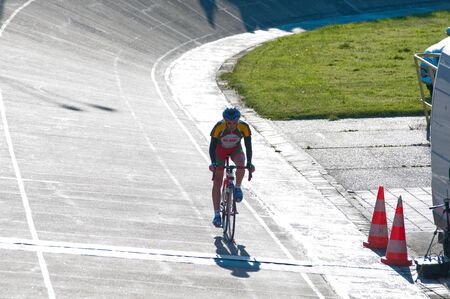 KLAIPEDA, LITHUANIA  26/05/2012: International junior bicycle race Auksines kopos 2012 (Golden Dunes 2012)のeditorial素材
