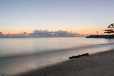 Morning beachの写真素材