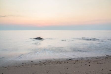 Morning beach.の写真素材