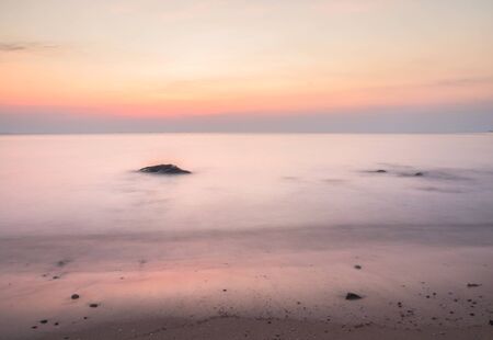 Morning beach.の写真素材