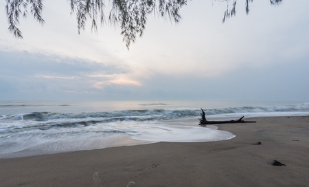 Wave on beach of southern Thailand.の写真素材