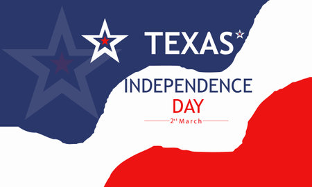 Texas Independence Day Background. Banner, Poster, Vector Illustration.のイラスト素材