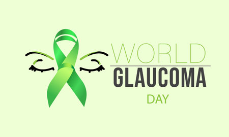 Vector illustration on the theme of World Glaucoma Day observed each year on March 12のイラスト素材