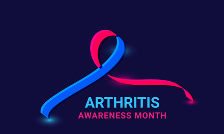 National Arthritis Awareness Month May. vector Template  background, banner, card, posterのイラスト素材