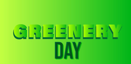 Greenery Day. Template for background, banner, card, poster.のイラスト素材