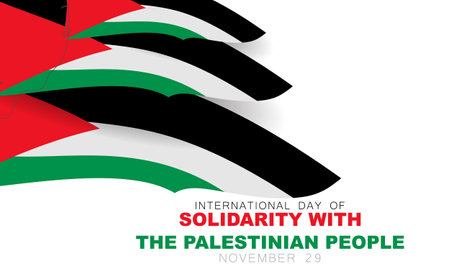 International Day of Solidarity with the Palestinian People. background, banner, card, poster,...