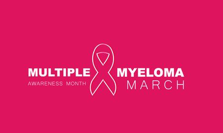 Multiple Myeloma Awareness month. background, banner, card, poster, template. Vector illustration.のイラスト素材