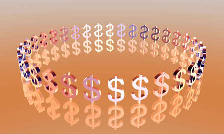 Shiny Dollarの写真素材