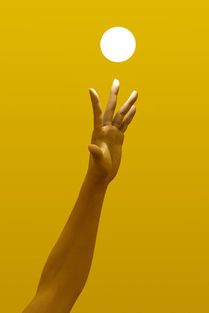 Reaching the Lightの写真素材