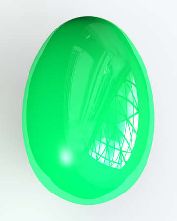 Green Eastereggの写真素材