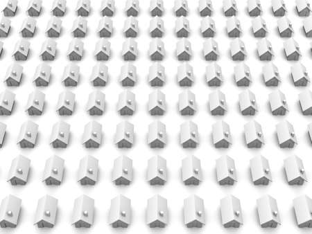 Toy housesの写真素材