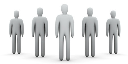 Anonymous Crowdの写真素材