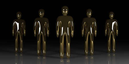 Golden Icon Dudesの写真素材