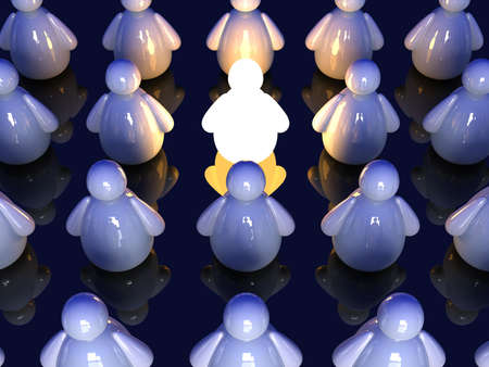 Illuminated Oneの写真素材