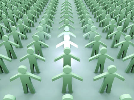 Illuminated Oneの写真素材