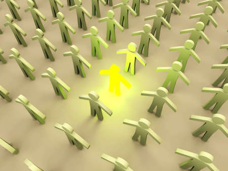 Illuminated Oneの写真素材