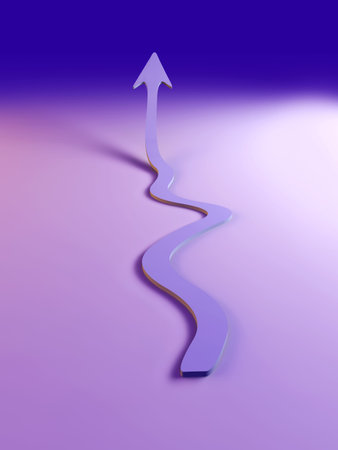 Moving upの写真素材