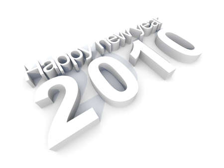 Happy New Year 2010の写真素材