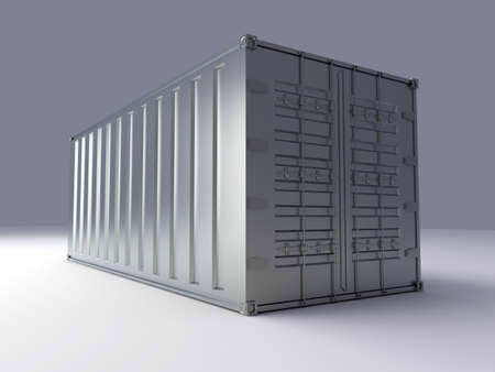 Container. 3D rendered Illustration.の写真素材