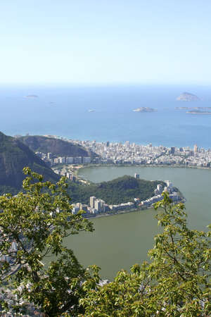 The city of Rio de Janeiro. View from the Corcovado.