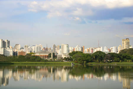 Skyline of Sao Paulo, Brasil.の写真素材