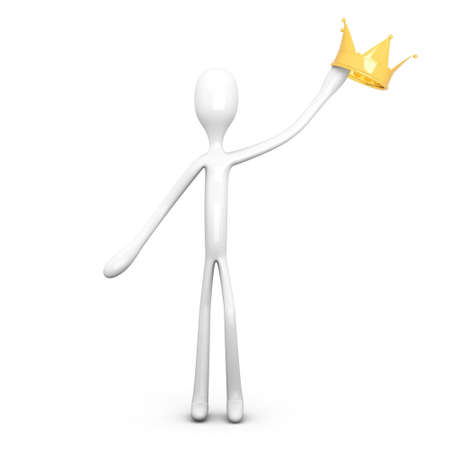 3D rendered Illustration. Isolated on white.の写真素材