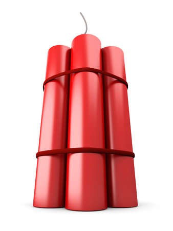 3D rendered Illustration. Isolated on white.  