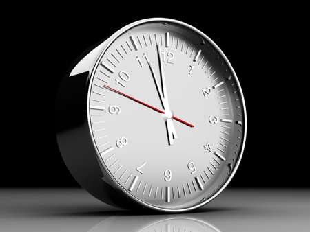 A Clock. 3D  rendered Illustration.の写真素材