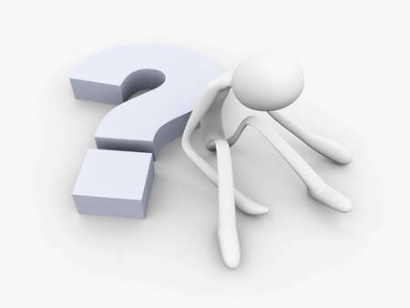 3D rendered Illustration. Isolated on white.の写真素材