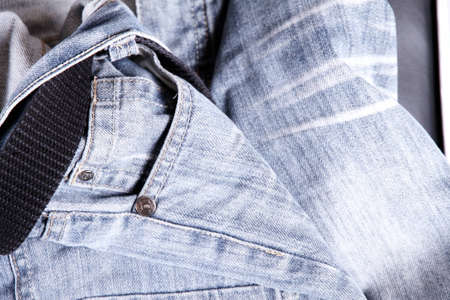Closeup of some Jeans.の写真素材