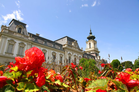 The famous Castle Festetics in Keszthely, Hungaryのeditorial素材